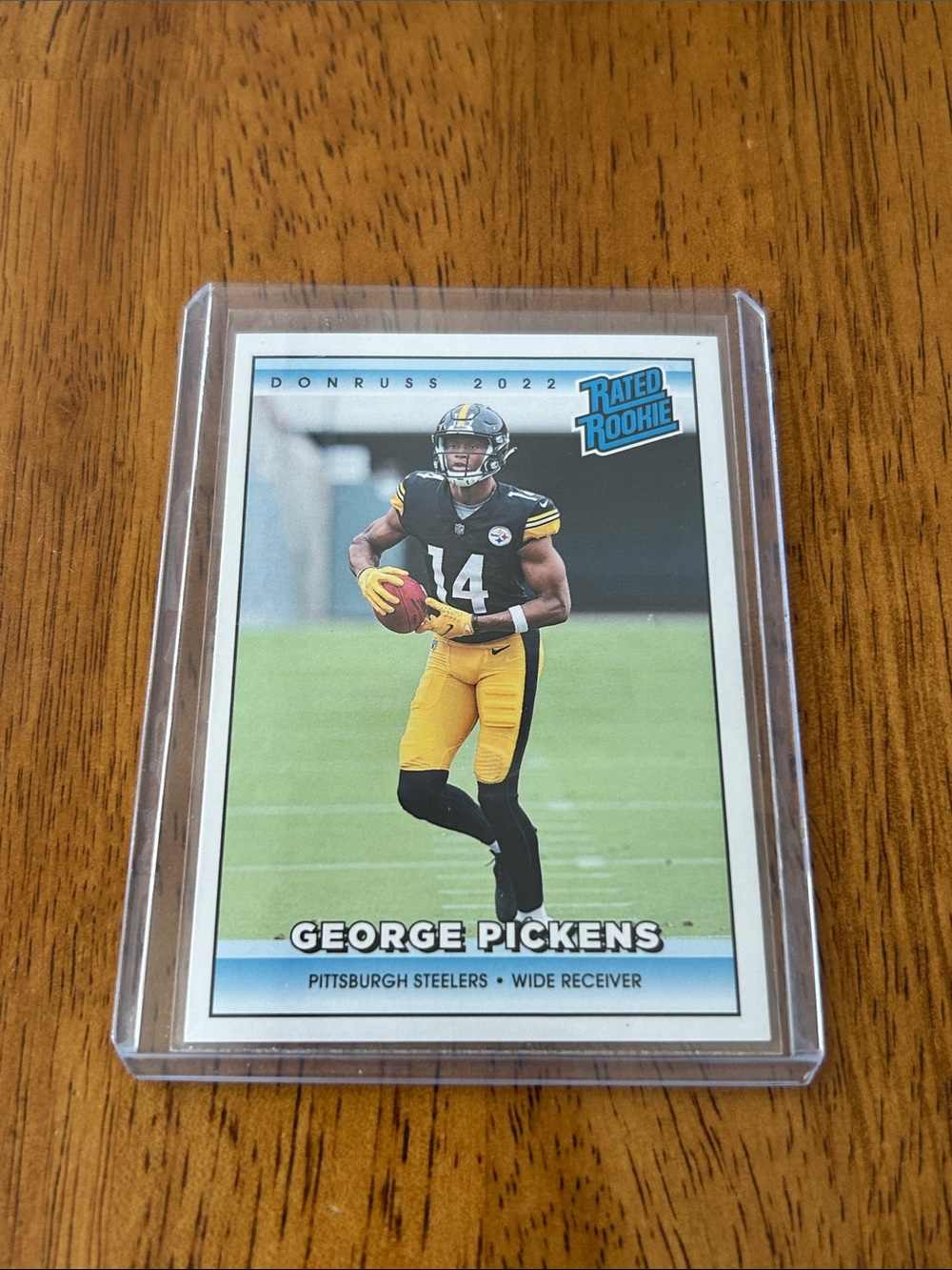 2022 Panini Instant NFL George Pickens Rated Rookie Retro Card